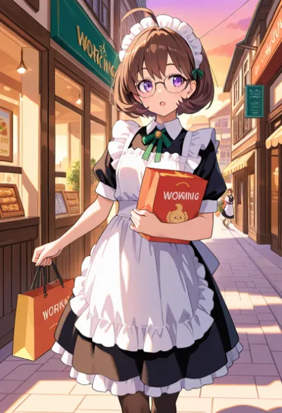 買い物帰り