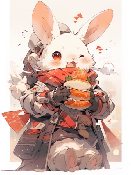 うさぎ@何か食べてる