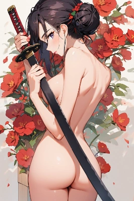 花と刀１