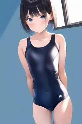 水着の少女