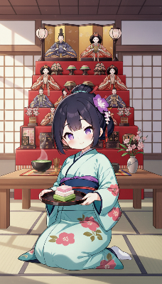 ひな飾りのお供