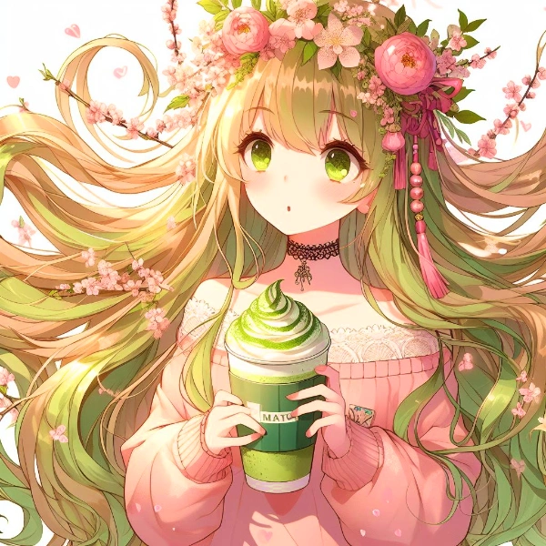 抹茶ラテと女の子＊(13枚)