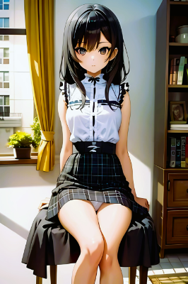 すまし顔