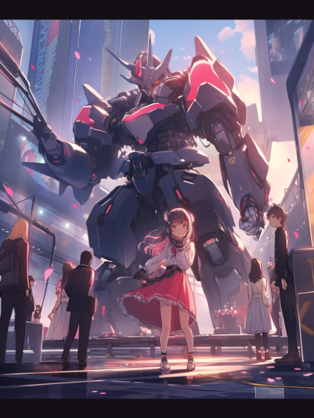 No.1544 ガールズバンド✕ロボット