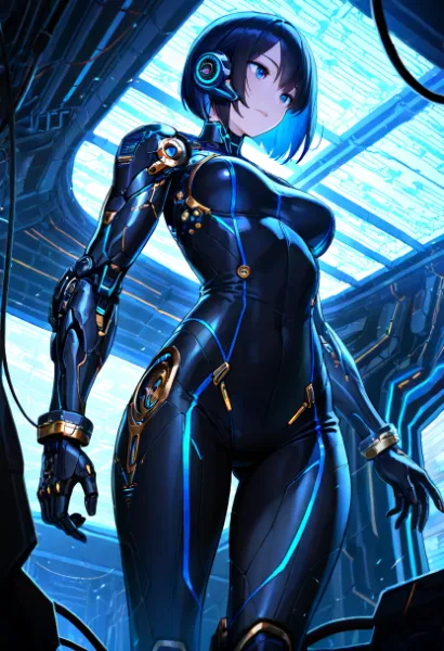 青きサイバーヒロインの覚醒