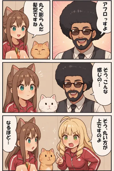 アフロ談義っす(コラボ)