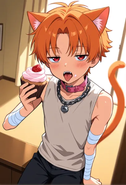 クリームついてる？どこ？