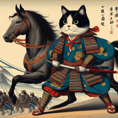 出陣！にゃんこ侍