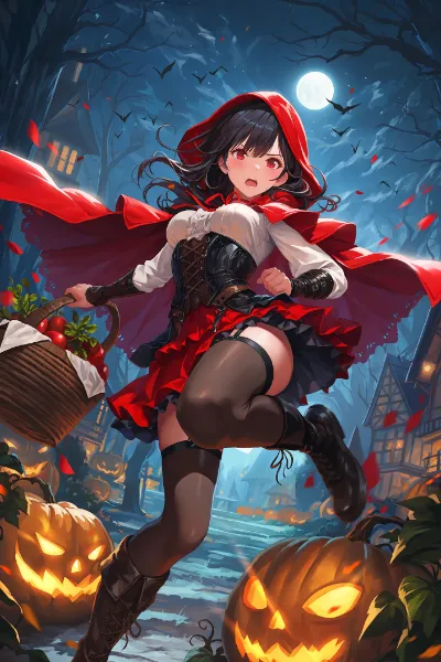 ハロウィン赤ずきんちゃん