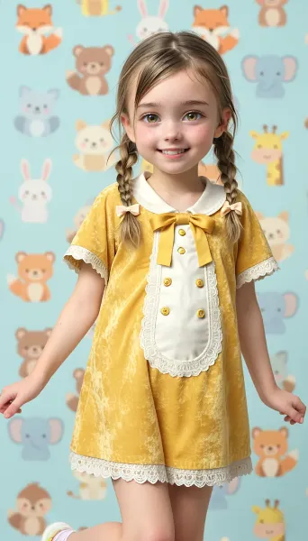 ゆったりドレスのコーデ