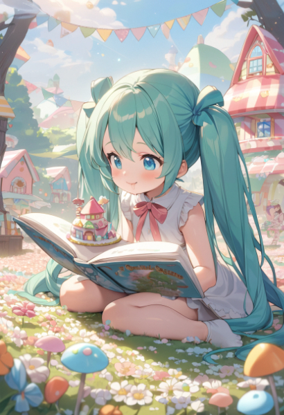 ミクと魔法の絵本