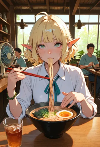 エルフ少女のラーメン冒険