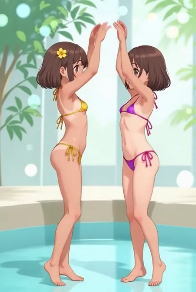 双子Jrアイドル撮影会(表)