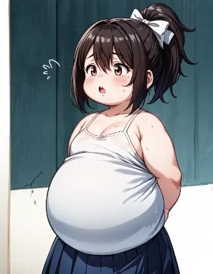 今日のAIぽっちゃり絵その2
