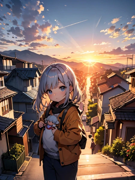 夕焼け少女