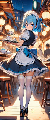 夜のウエイトレスさん