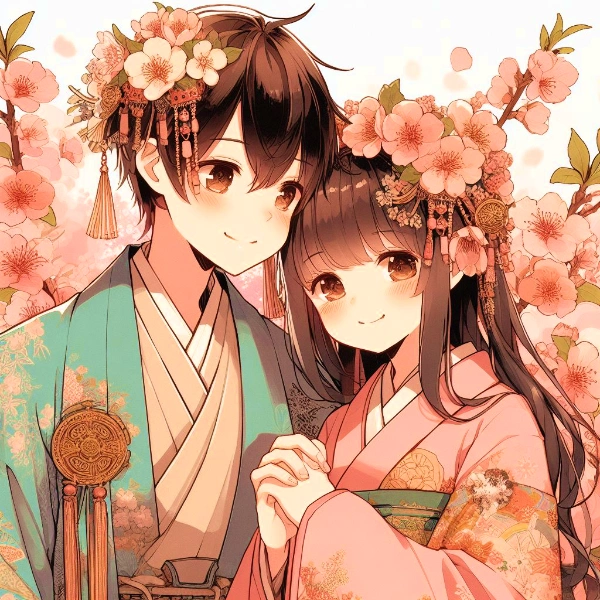 ひな祭りの、お内裏様とお雛様っぽい恋人♥その１(13枚)