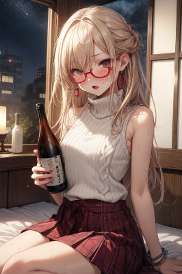 やけ酒、宅飲み、ゆづちゃん