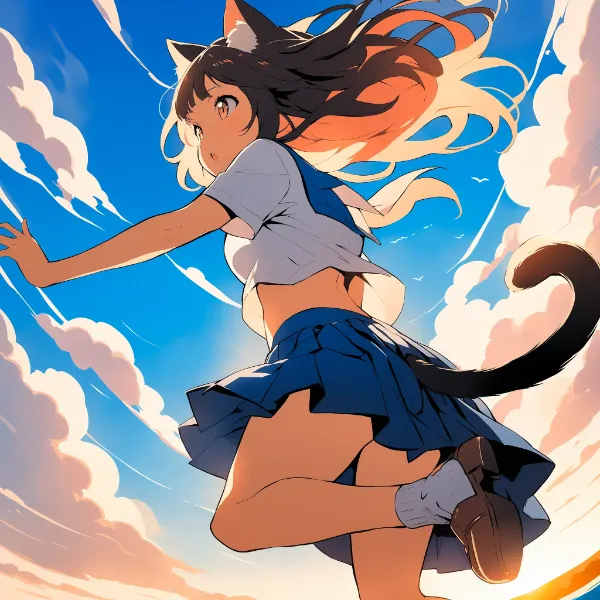 青空を駆ける猫耳少女の疾風冒険