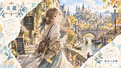 秋の街で、物語の欠片を探して