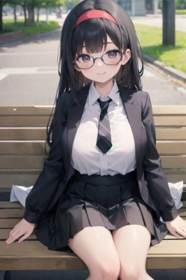 メガネの女の子
