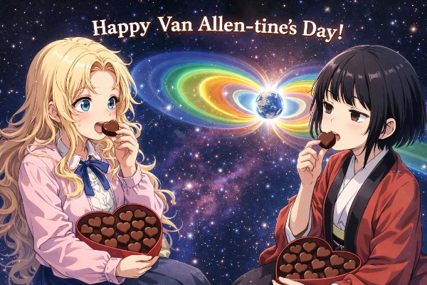 黒髪＆ブロンド・「ヴァン・アレン帯」デー