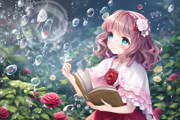 見習い魔術師、水魔法練習中