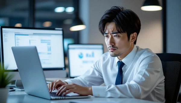 深夜残業の悲劇 - The tragedy of working late at night