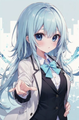 スーツの女の子