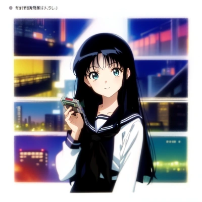 レトロな少女