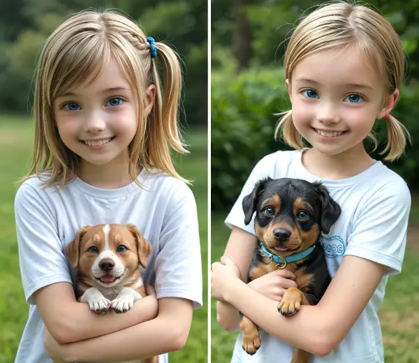 ムーンペタで犬を拾った