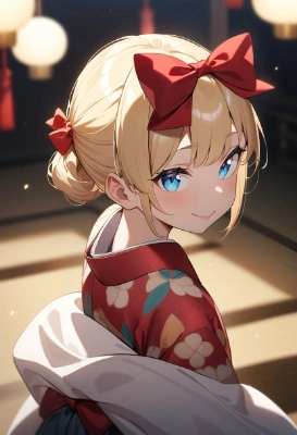 私の和服、そんなにきになるの？