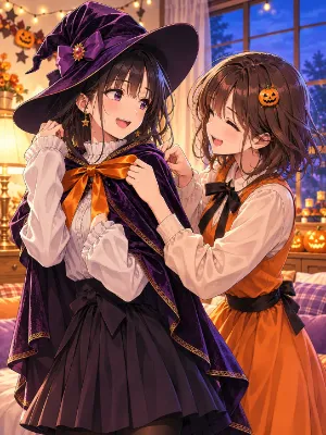 ハロウィンの魔法、二人で紡ぐ