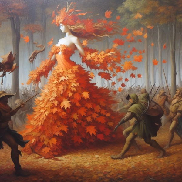 紅葉の女王を狩りに来たハンターたち