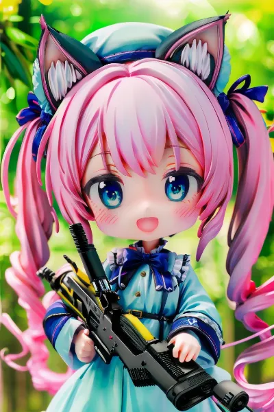 ミリタリーねこフィギュア