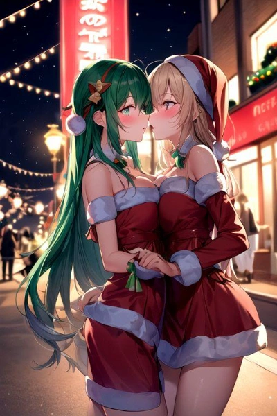 空が広いクリスマスムード