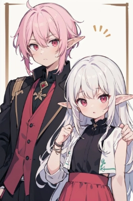 エルフの兄妹