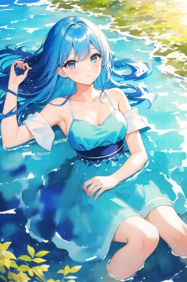 水面な少女