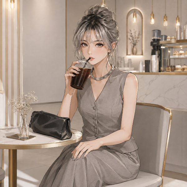 コーヒータイム（レージュちゃん）