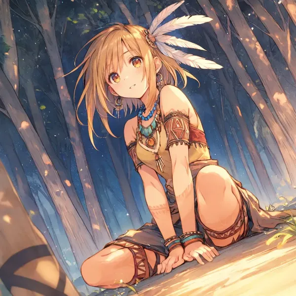 インディアン少女01