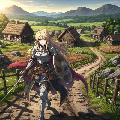 黄金の騎士、故郷からの旅立ち