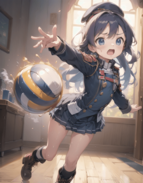 ミリタリーロリとドッジボール！