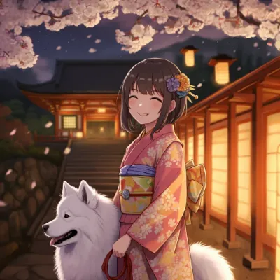 夜桜