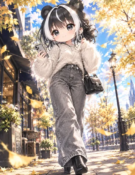 🎧🧸「秋のデニムと、新曲配信」の巻き📝🎶🍂