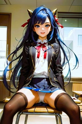 青髪