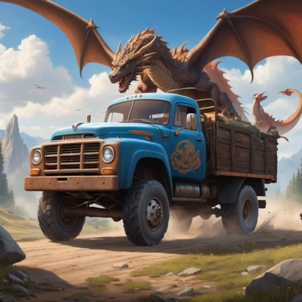 トラックごと異世界転移