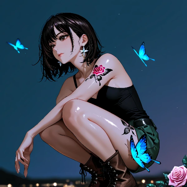 薔薇のタトゥー