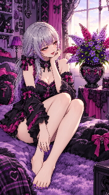 10/20 誕生花（しおんちゃん）