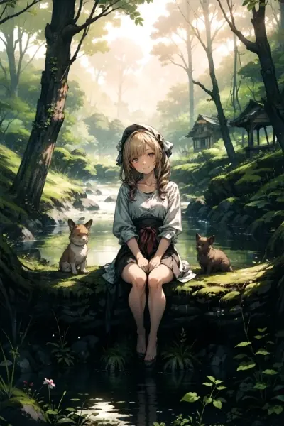 こんな森の奥まで何しに来たの？