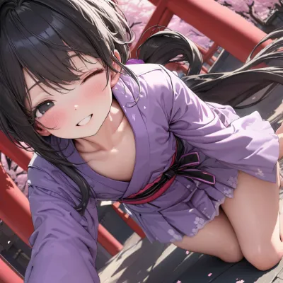 黒髪の女の子5